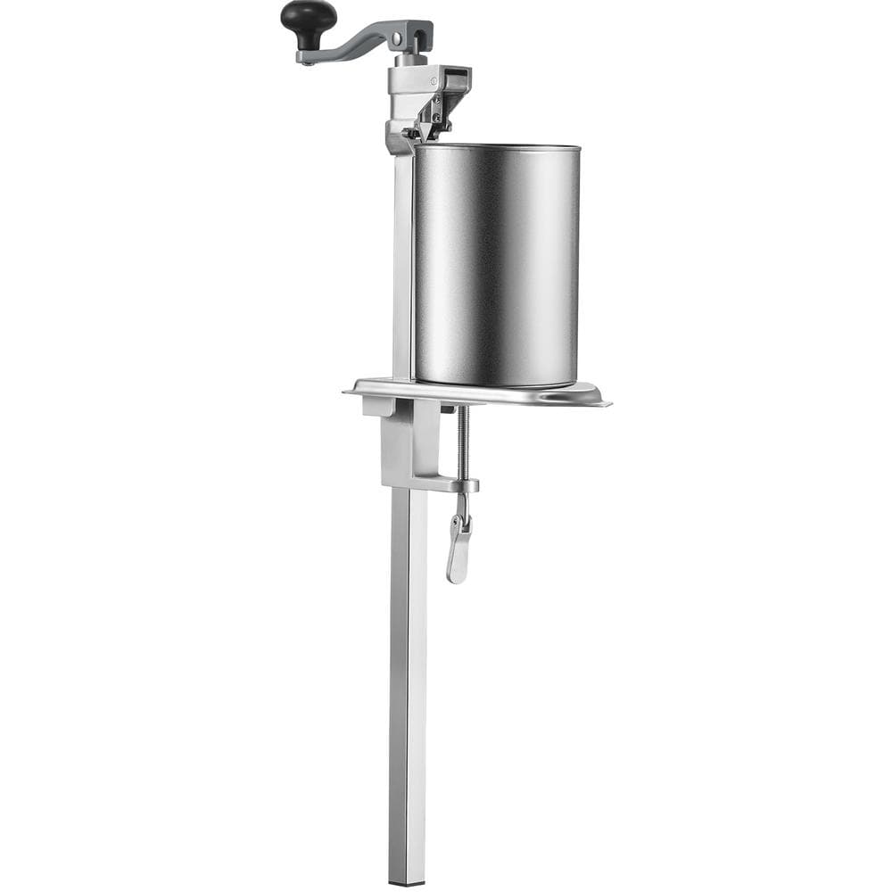 Manual Can Opener, Sturdy Table-Mounted Opener for Large Cans, Height-Adjustable Professional Bottle Opener - Hercitys