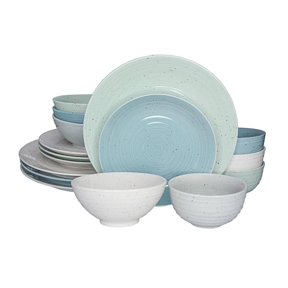 Siterra Artist’s Blend 16-Piece Casual Mixed Stoneware Dinnerware Set (Service for 4) - Hercitys