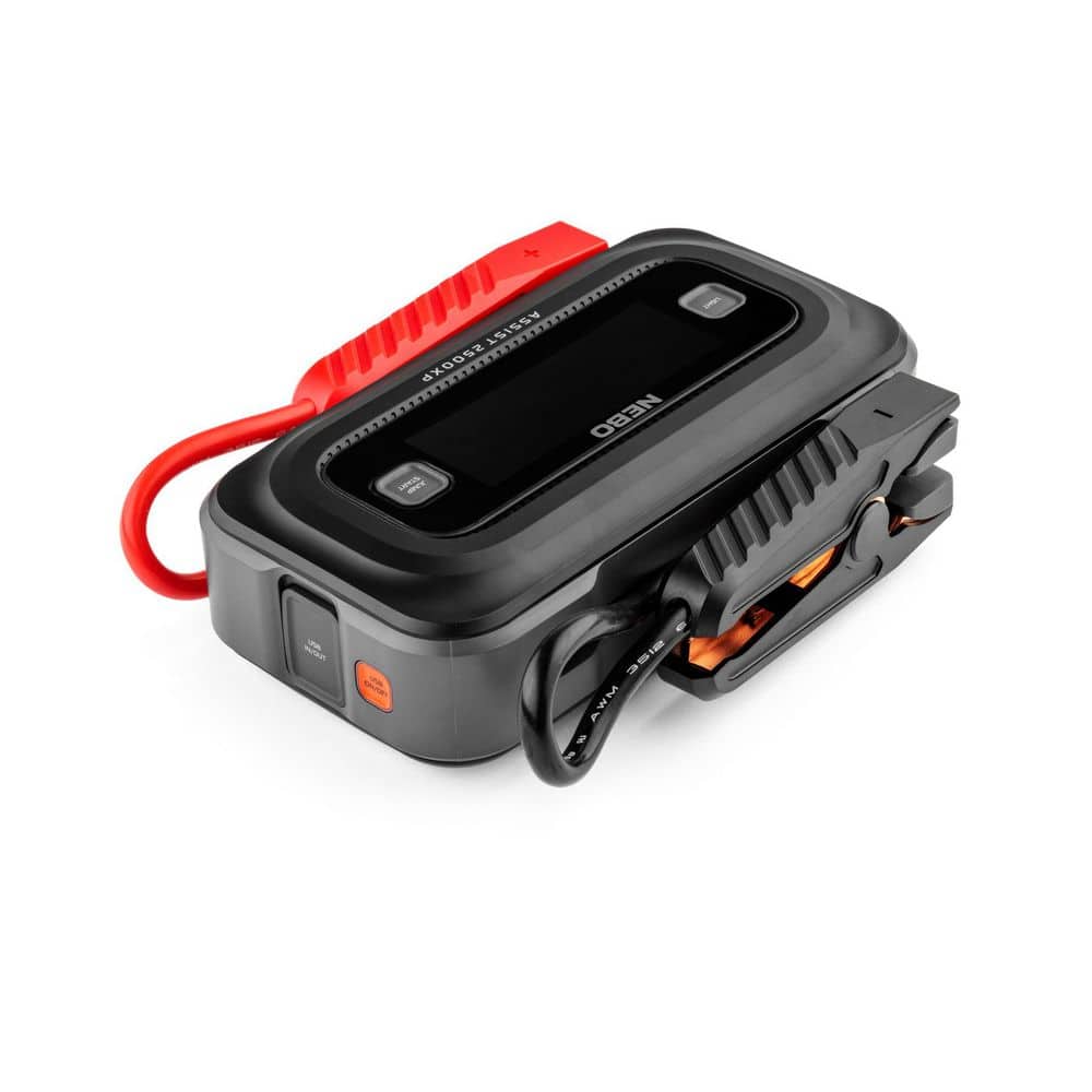 Assist Air 2500-Amps Jump Starter with Power Bank, Emergency Light, and Air Compressor - Hercitys