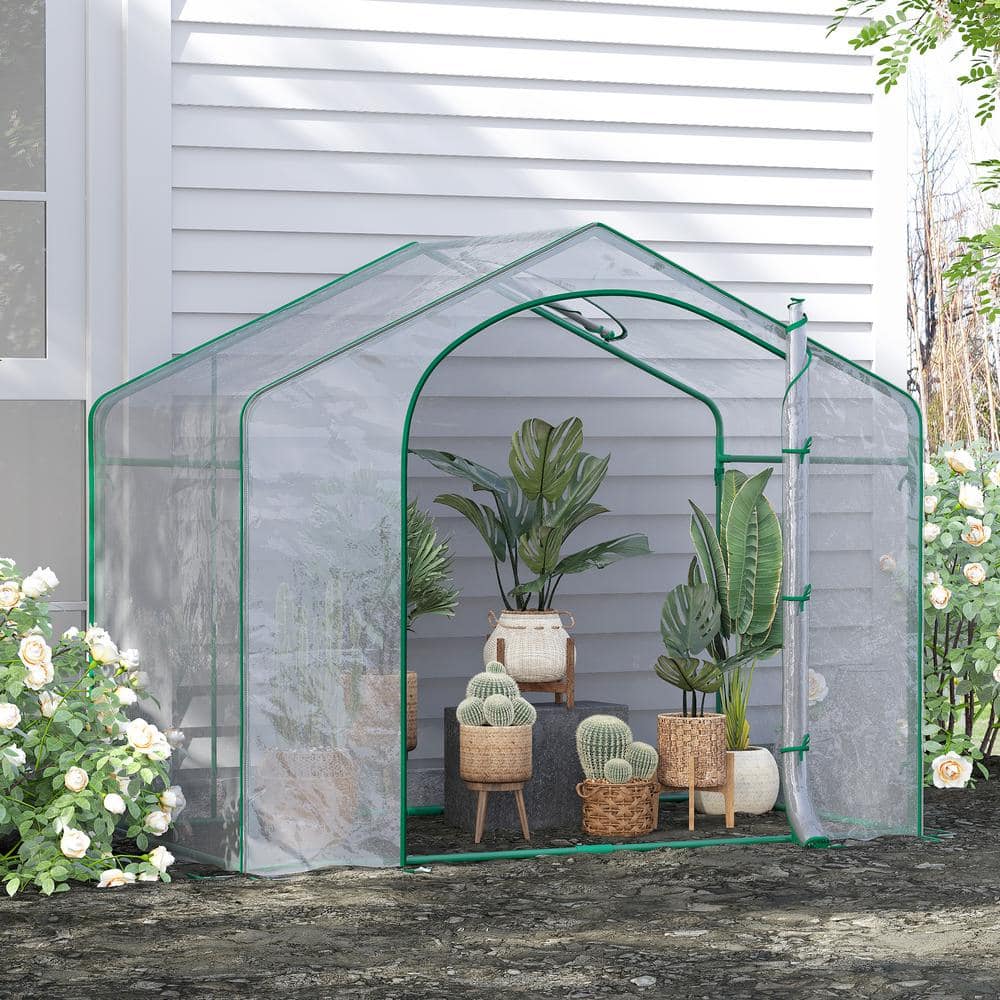 71.75 in. W x 39.25 in. D x 59.75 in. H Walk-In Greenhouse - Hercitys