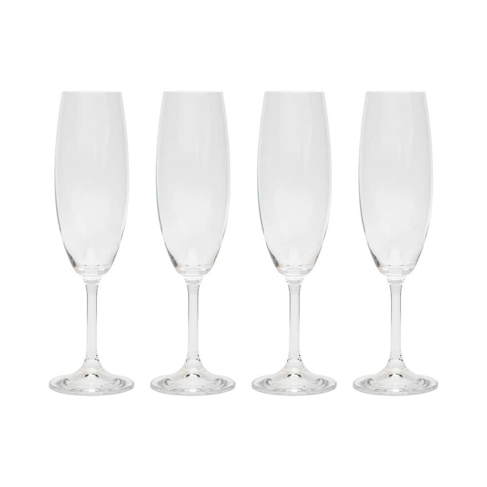 David Shaw Designs 7 oz. Modern Champagne Glass Set (Set of 4) - Hercitys