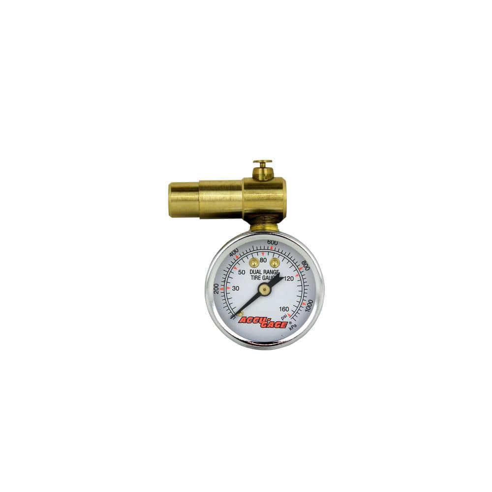 Bike Tire Pressure Gauge Presta Valve with Bleeder Valve 160 PSI - Hercitys