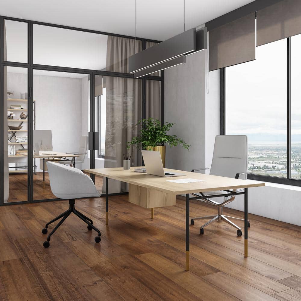 Pacifica Maple 1/2 in. T x 7.5 in. W Tongue & Groove Wire Brushed Engineered Hardwood Flooring (23.3 sq. ft./case) - Hercitys