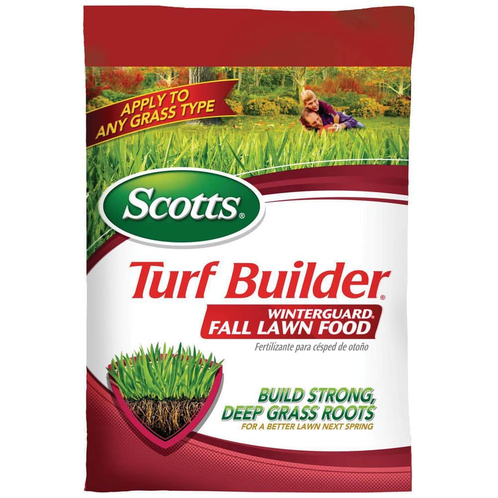 Turf Builder 32.3 lbs. 12,000 sq. ft. WinterGuard Fall Dry Lawn Fertilizer for All Grass Types - Hercitys