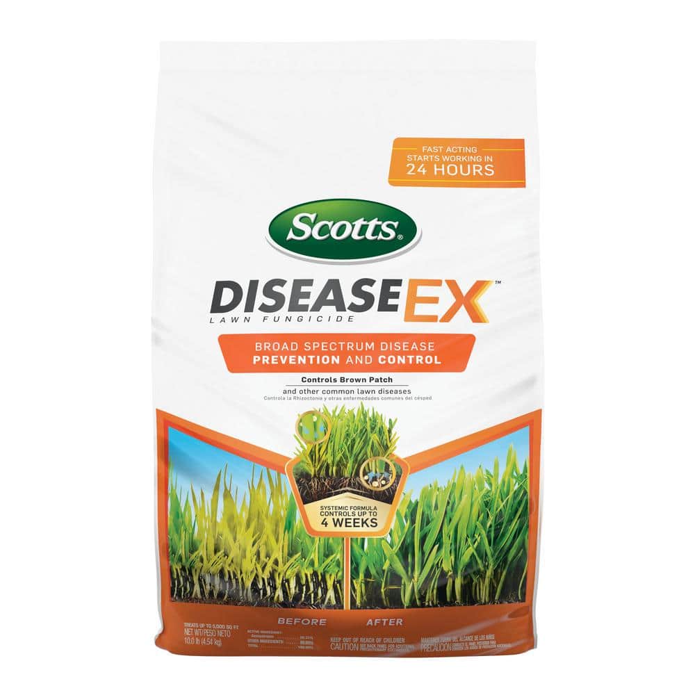 DiseaseEx 10 lbs. Treats Up to 5,000 sq. ft. Lawn Fungicide Controls and Prevents Disease Up to 4 Weeks - Hercitys