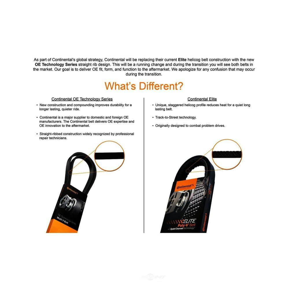 Serpentine Belt – Alternator and Air Conditioning - Hercitys