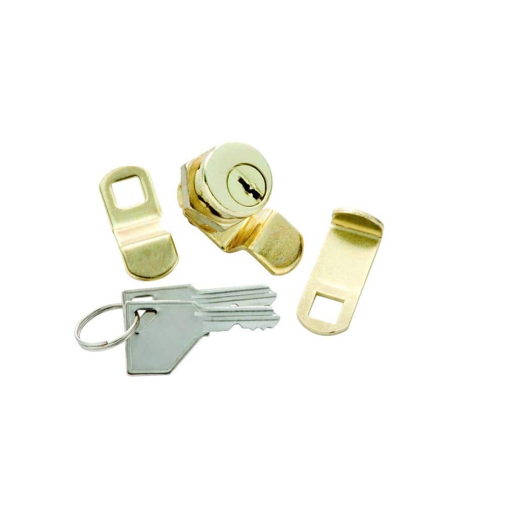 Polished Brass Mailbox Cam Lock - Hercitys