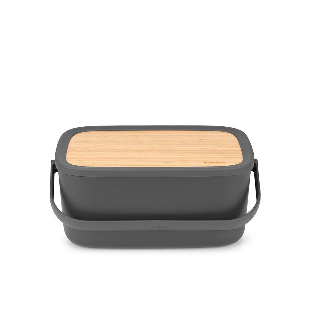 Nic Dark Gray Bread Box - Hercitys