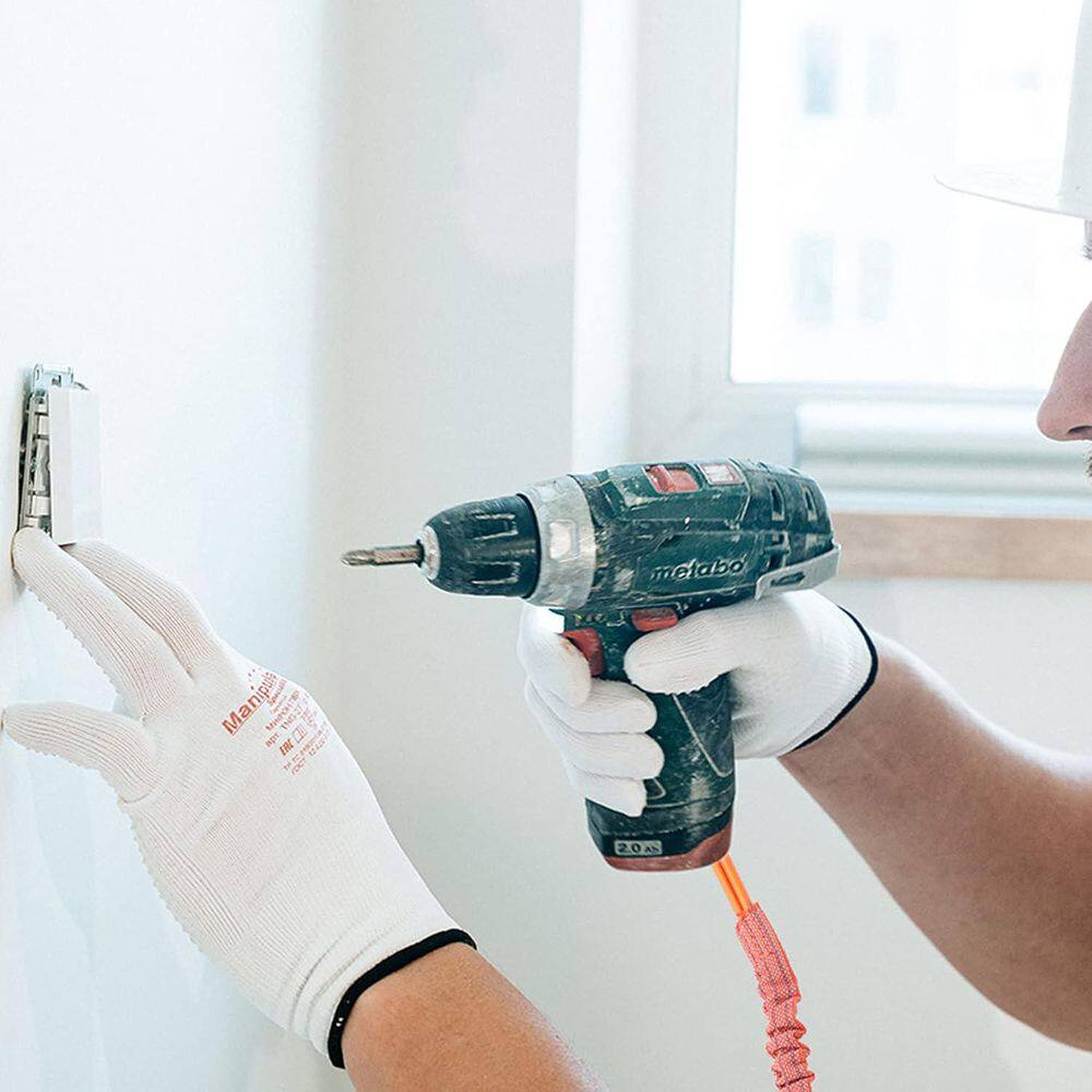 Lanyard Series 3 ft Retractable Lifeline with Aluminum Screw Lock Carabiner Clip, Adjustable Loop-3 Pack - Hercitys