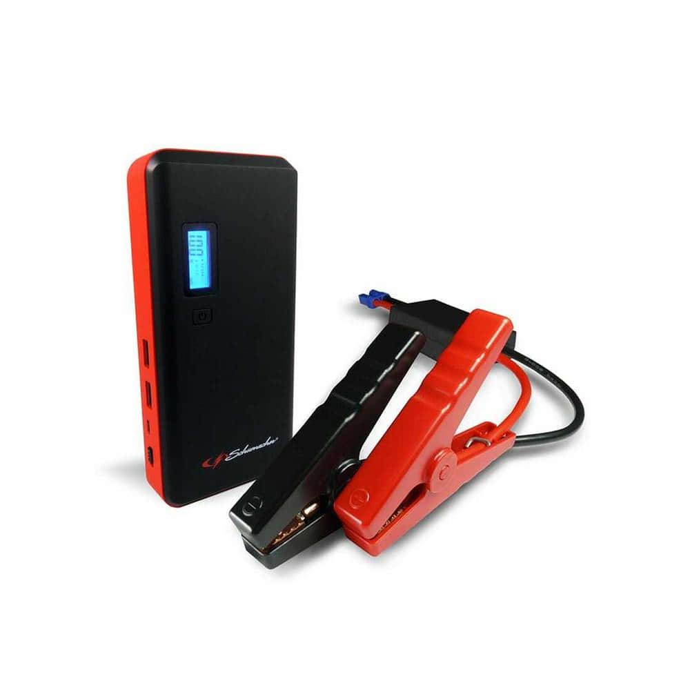 Automotive 12 Volt 800 Peak Amp Lithium Jump Starter and Portable Power Pack and with Dual USB Ports - Hercitys