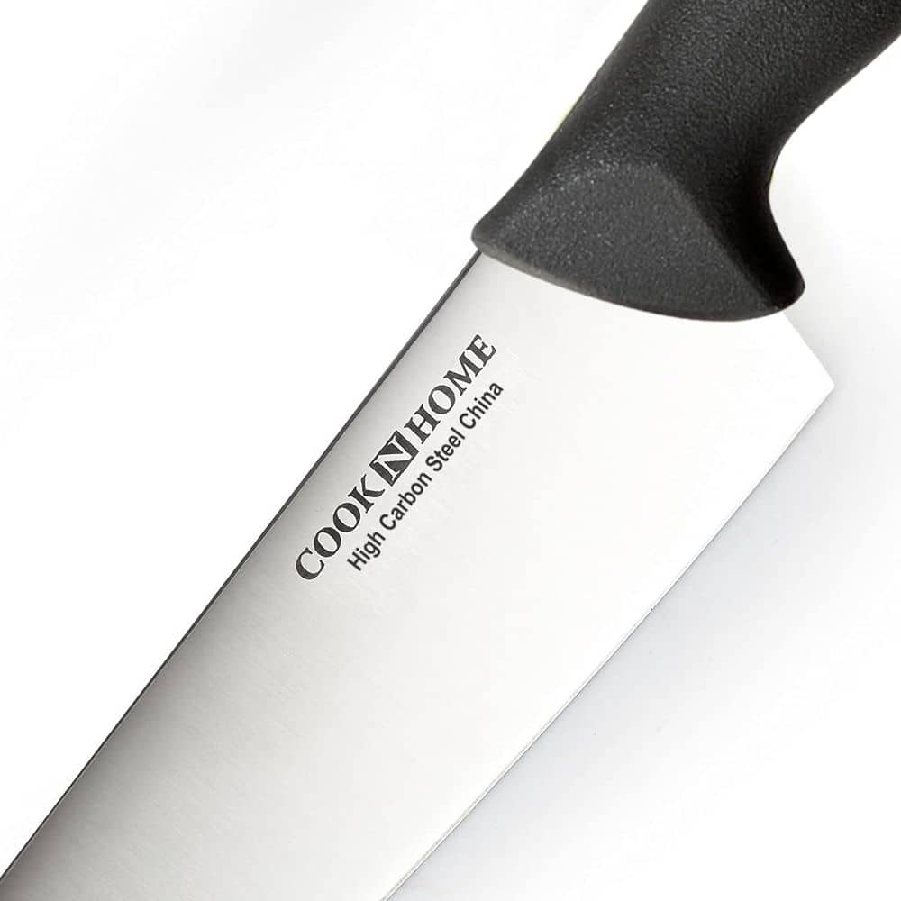 Multi-Purpose 8-Inch High-Carbon Steel Full Tang Straight Edge Chef’s Knife with Ergonomic Handle - Hercitys
