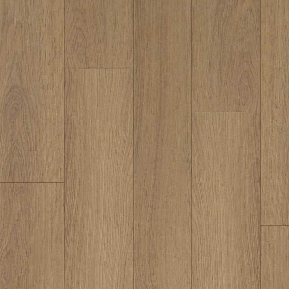 Proteco+ Walnut Oak EIR 12mm T x 6.41 in. W Uniclic HDF AC4 Waterproof Laminate Wood Flooring (21.2 sq. ft./Case) - Hercitys