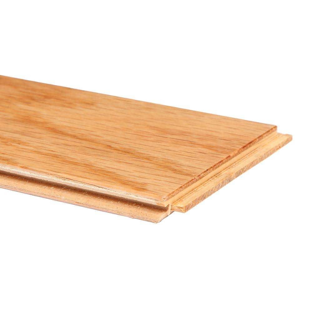 Colony Collection Rustic Natural Oak 3/8 in. T x 3 in. W T+G Smooth Engineered Hardwood Flooring (31.5 sq.ft./ctn) - Hercitys