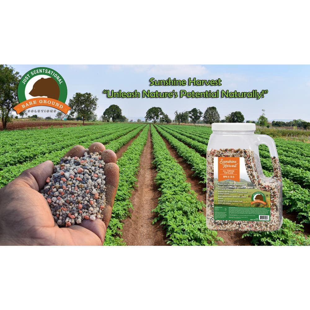 Sunshine Harvest All Purpose Fertilizer NPK 5-10-5 12 lbs. Jug - Hercitys