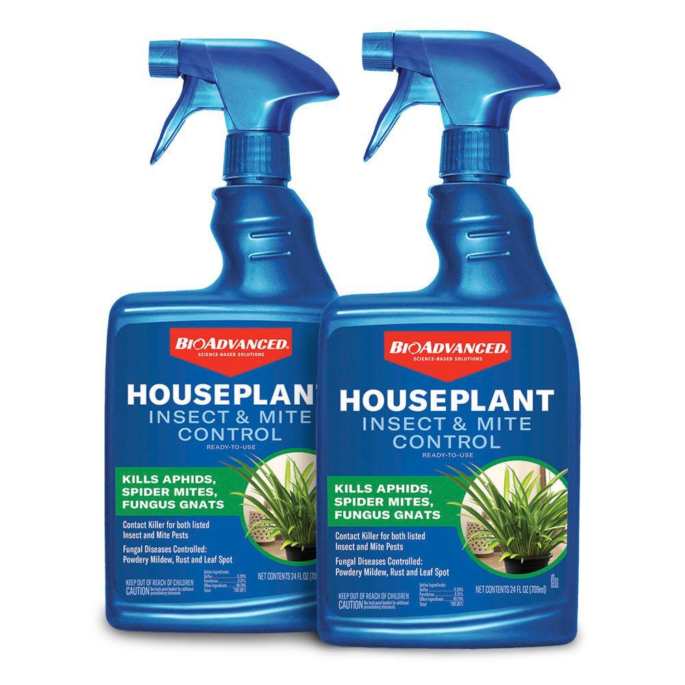 Houseplant Insect Killer and Mite Control 24 oz. Ready to Use (2-Pack) - Hercitys