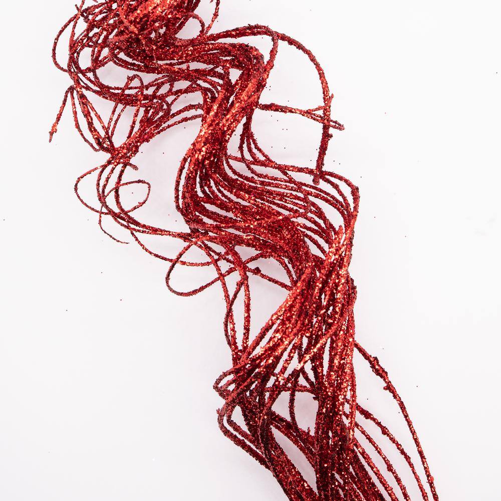 Red Sparkle Dried Natural Ting Twisted (2-Pack) - Hercitys