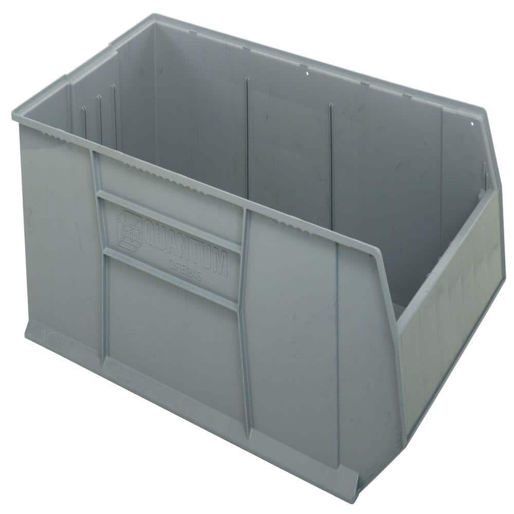 Quantum Rackbin 42 in. 70-Gal. Storage Tote in Gray (1-Pack) - Hercitys