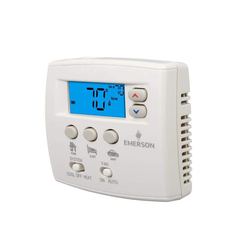 80 Series Blue, Non-Programmable, Single Stage (1H/1C) Easy Set Thermostat - Hercitys