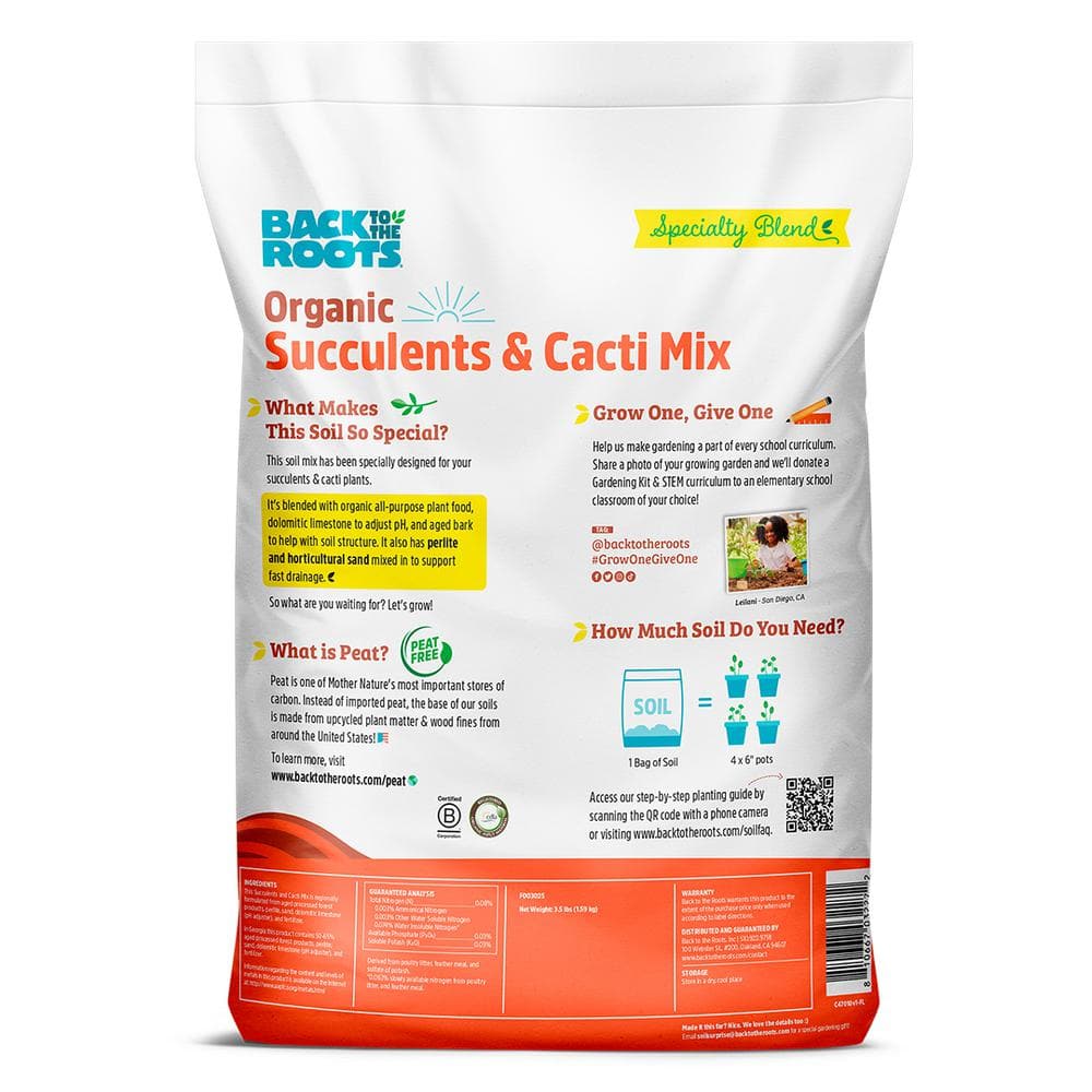 6-Quart Organic Succulent Mix Soil (8-pack) - Hercitys