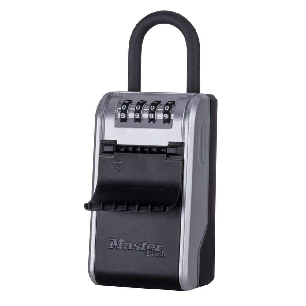 Large Outdoor Lock Box with Combination Dial and Removable Shackle - Hercitys