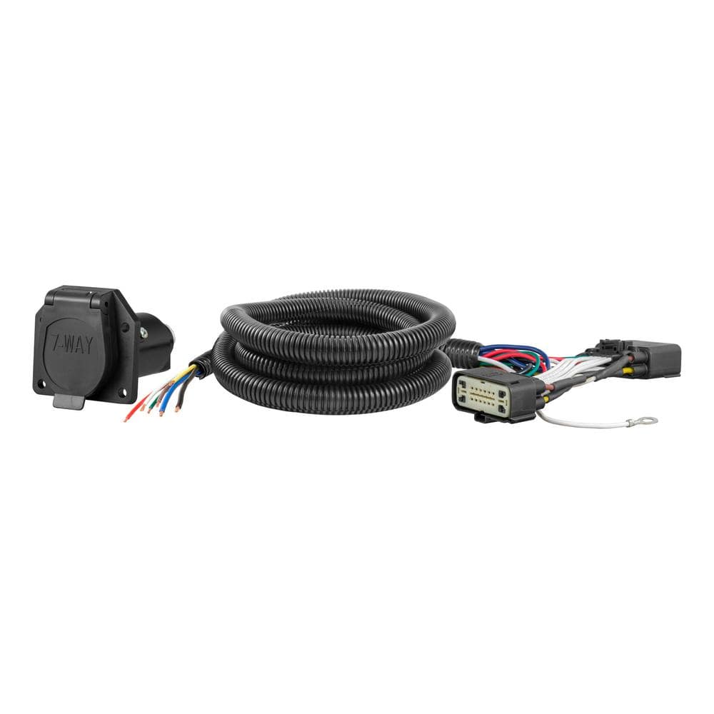 Custom Vehicle-Trailer Wiring Harness, 7-Way RV Blade Output, Select Ford Explorer, Quick Electrical Wire T-Connector - Hercitys