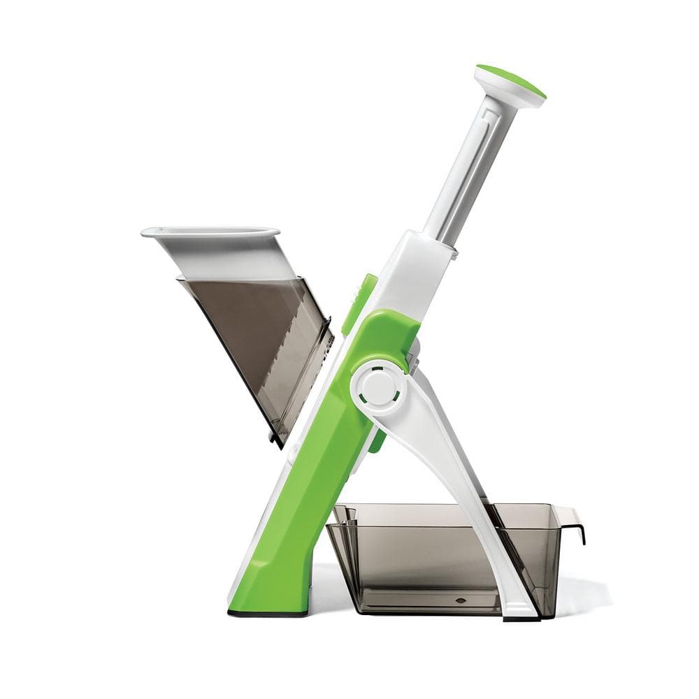 Pump ‘N’ Slice White Chopper and Slicer - Hercitys