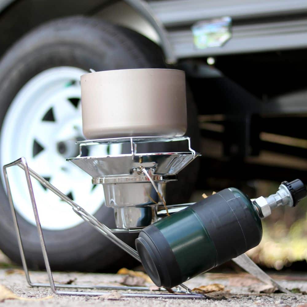 Tank Top 15,000 BTU Radiant Propane Outdoor Space Heater and Cooker - Hercitys