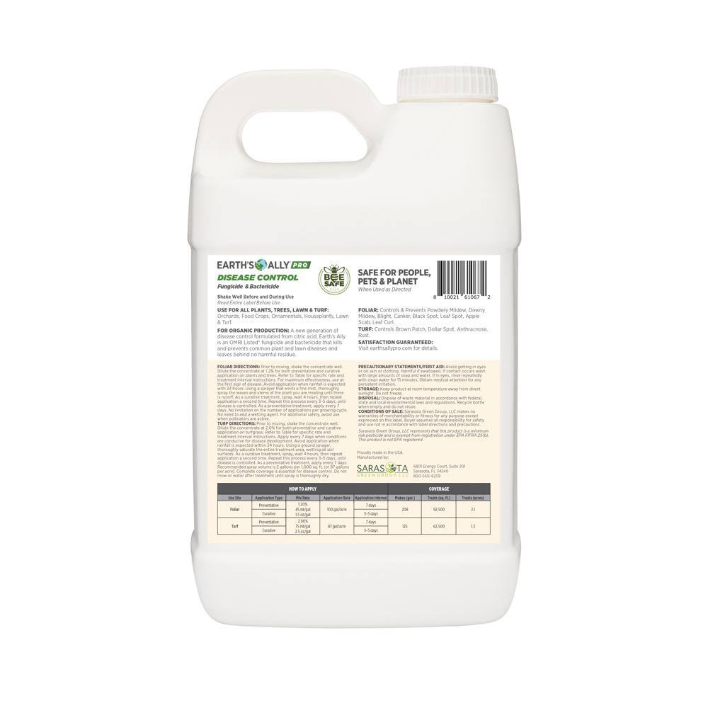 Disease Control Concentrate Fungicide and Bactericide for Orchards, Food Crops, Ornamentals, Lawn - Hercitys