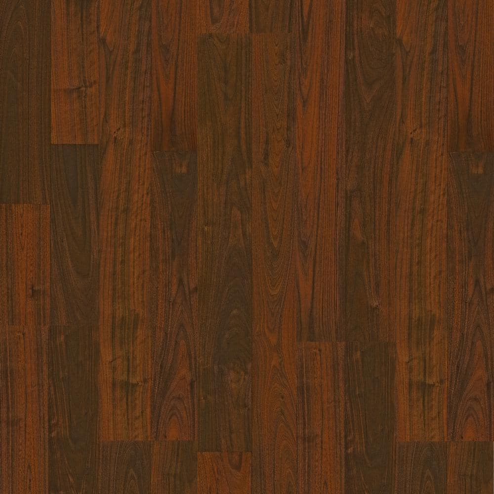 Antigua Mahogany 7 mm T x 8 in. W Laminate Wood Flooring (23.9 sqft/case) - Hercitys