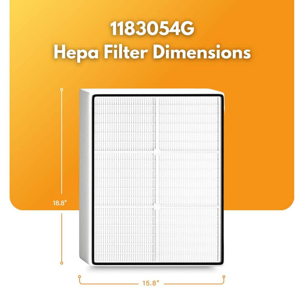 True HEPA Compatible with Whirlpool 1183054K Filter - Hercitys