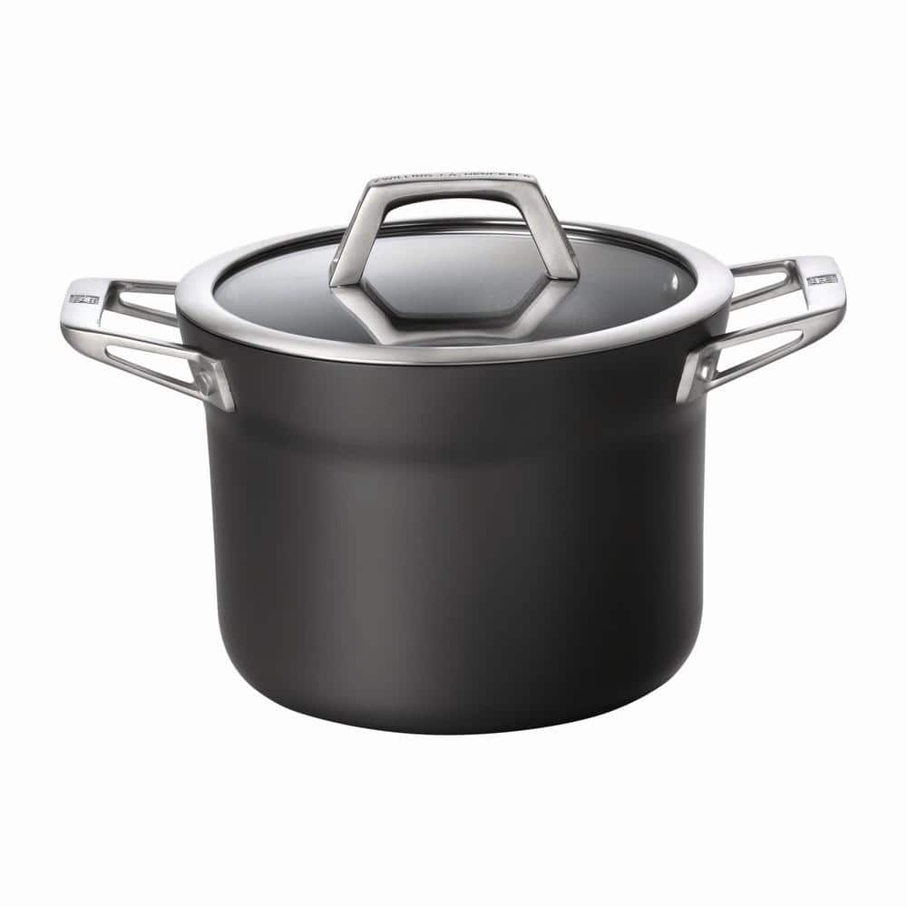 Motion 4-qt Aluminum Hard Anodized Soup Pot Nonstick - Hercitys
