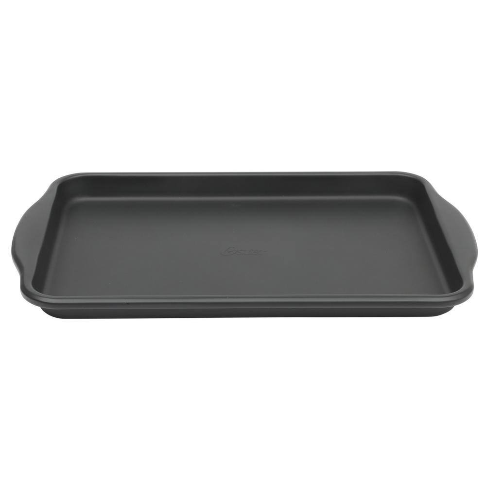 Teston Platinum Collection 13 x 9 in. Nonstick Carbon Steel Cookie Sheet in Matte Black - Hercitys