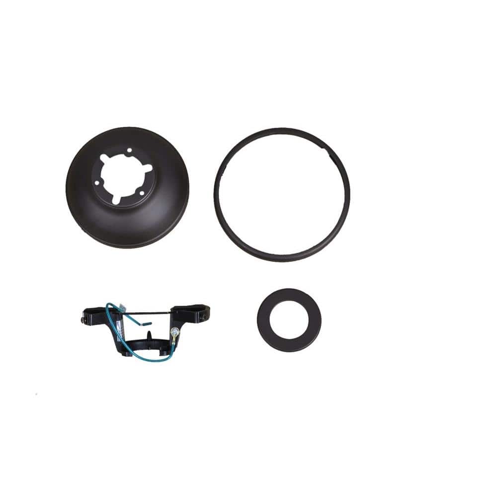 Trafton 60 in. Oil Rubbed Bronze Ceiling Fan Replacement Mounting Bracket and Canopy Set - Hercitys