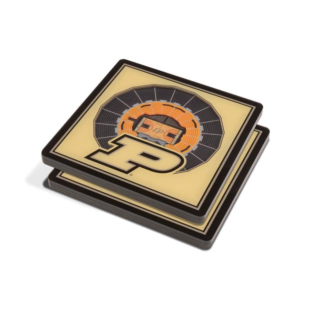 NCAA Purdue Boilermakers 3D StadiumViews Coasters - Hercitys