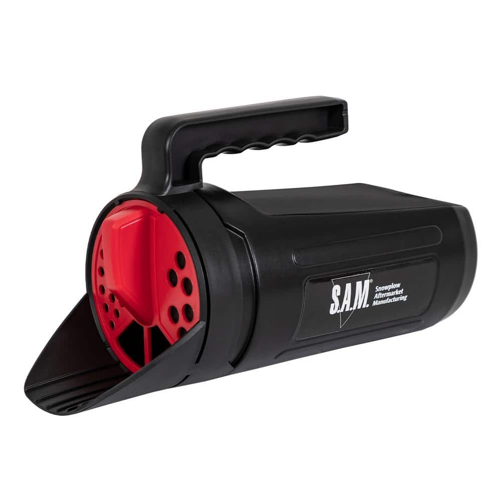 SAM 13 in. Handheld Hand Rock Salt Ice Melt De-Icer Spreader Shaker - Hercitys
