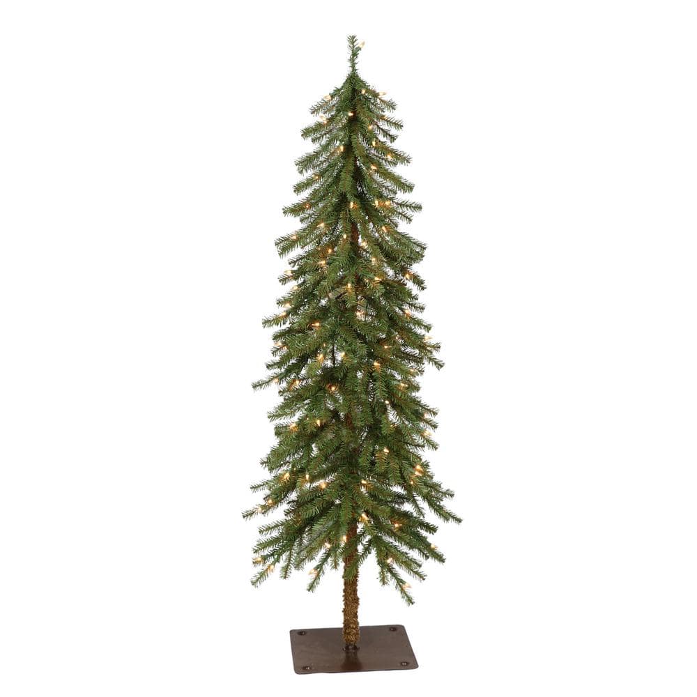 6 ft. Prelit Alpine Artificial Christmas Tree with 200 Lights - Hercitys