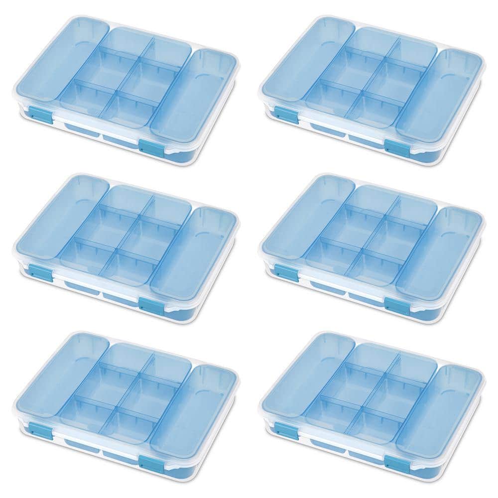 6.0 Qt. Divided Storage Case for Crafting and Hardware (6-Pack) 14028606 - Hercitys