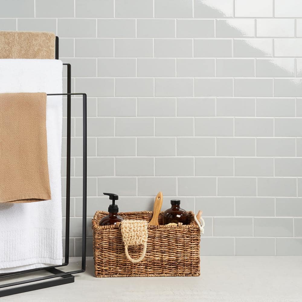 Remington Light Gray 2.95 in. x 5.9 in. Polished Porcelain Wall Tile (5.32 sq. ft./Case) - Hercitys