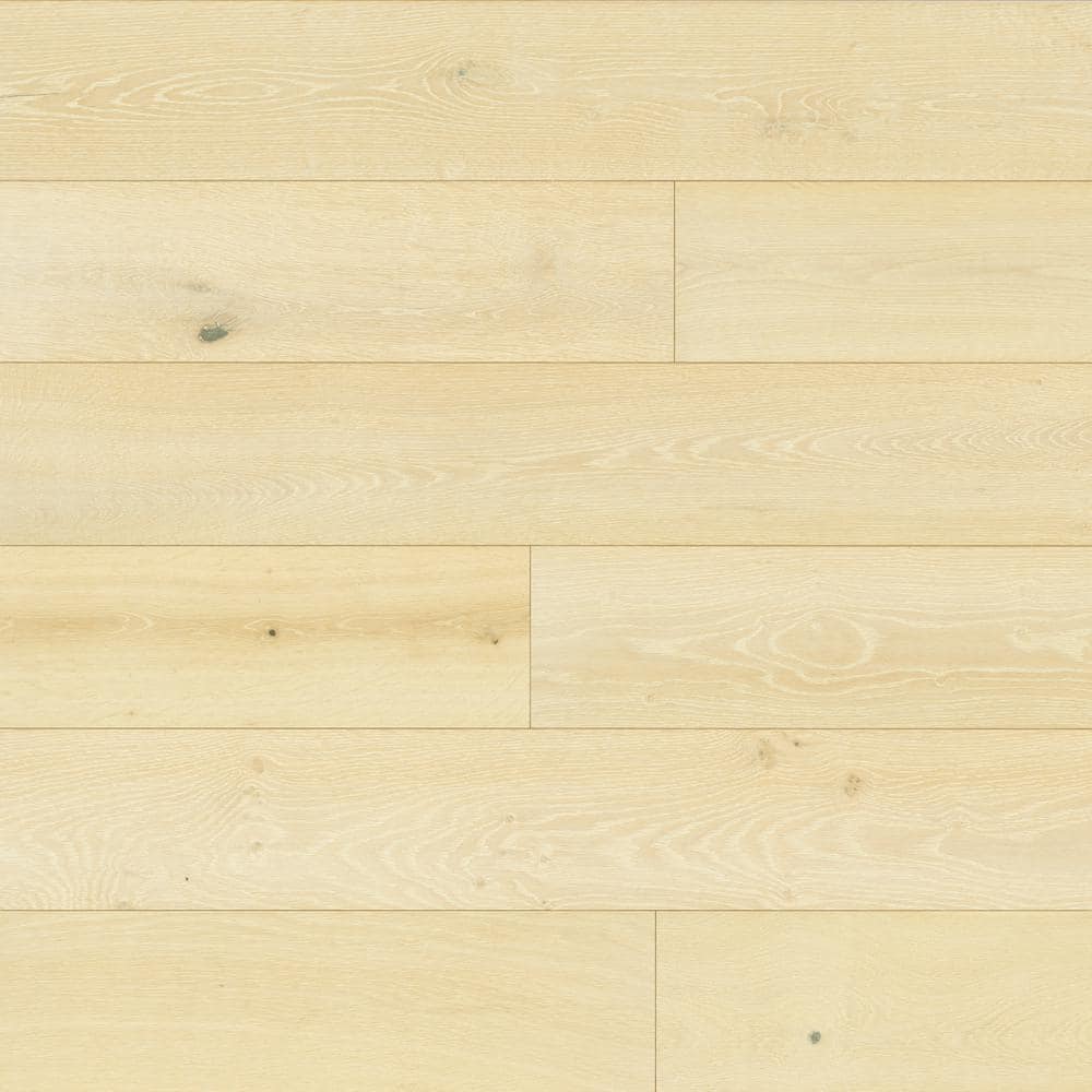 Newport French Oak Shell 0.12 in. T x 7.5 in. W Click-Lock Wire Brushed Engineered Hardwood Flooring (23.31 sq. ft./ctn) - Hercitys