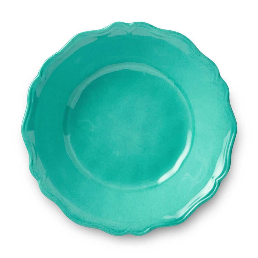 Isabella 16 fl. oz. Teal Melamine All Purpose Bowl (Set of 4) - Hercitys