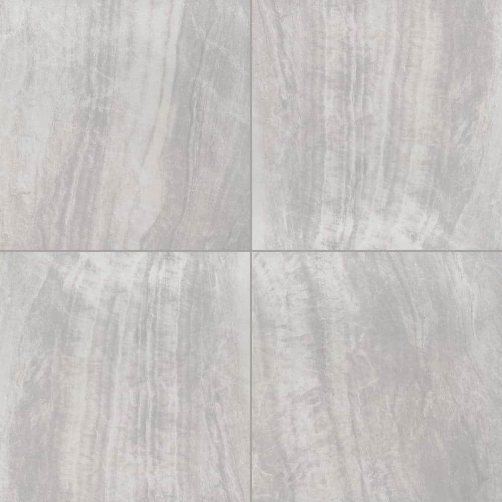 Praia Grey 2 cm. x 24 in. x 24 in. Matte Porcelain Stone Look Paver Tile (56 sq. ft./pallet) - Hercitys