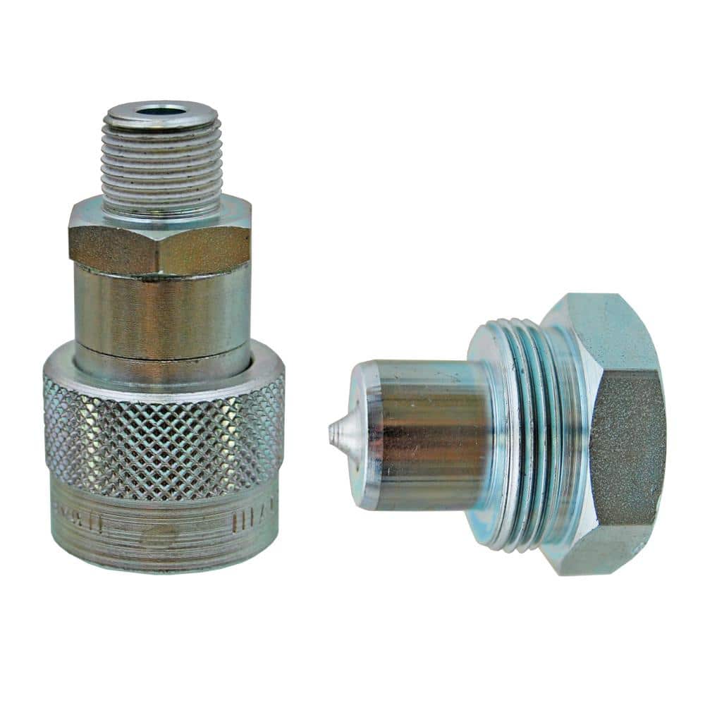 Hydraulic Hose High Flow Coupler Kit, Male and Female - Hercitys