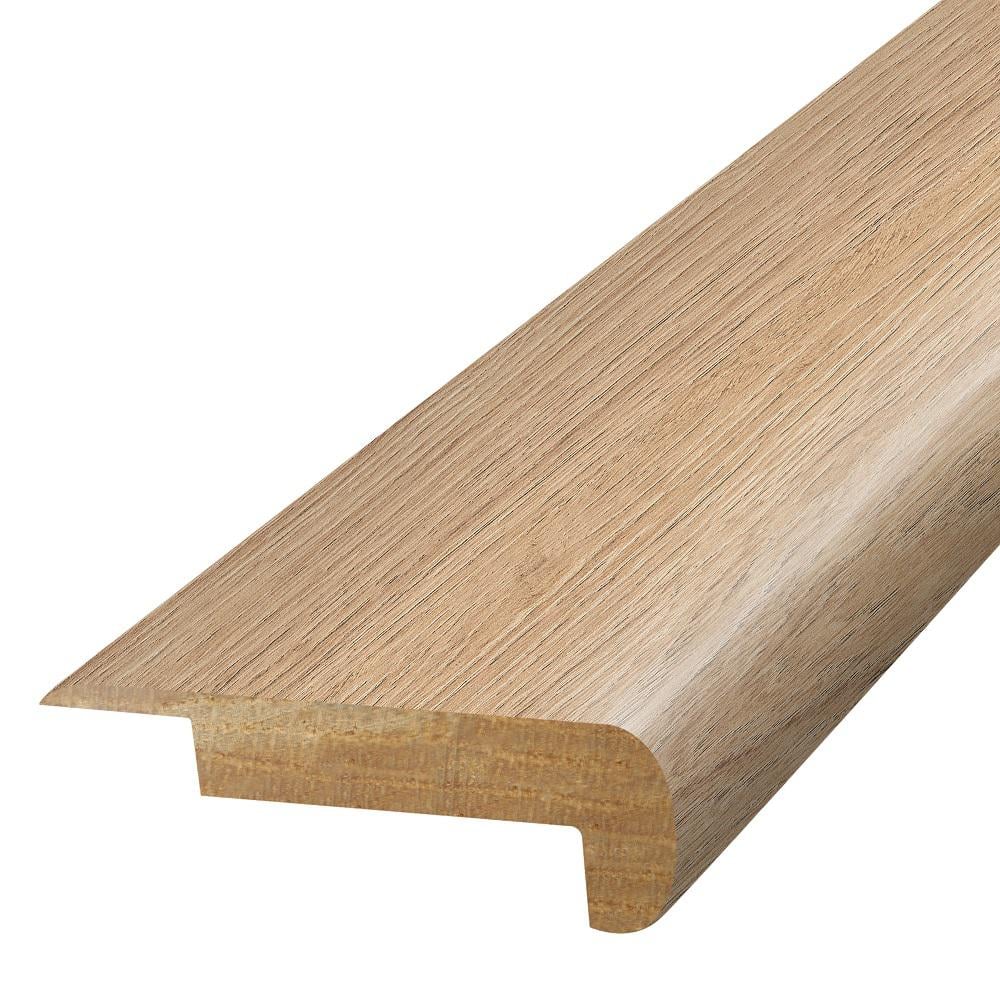 Chatham  0.75 in. T x 2.37 in. W x 78.7 in. L Textured Wood Look Laminate Moulding/Trim Stair Nose Molding - Hercitys