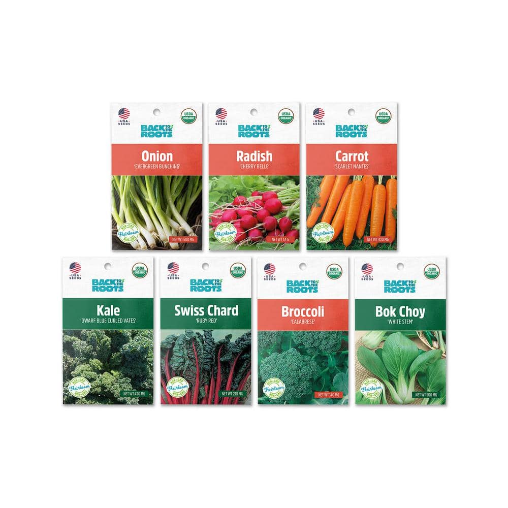 Organic Winter Veggies Seeds (7-Pack) - Hercitys