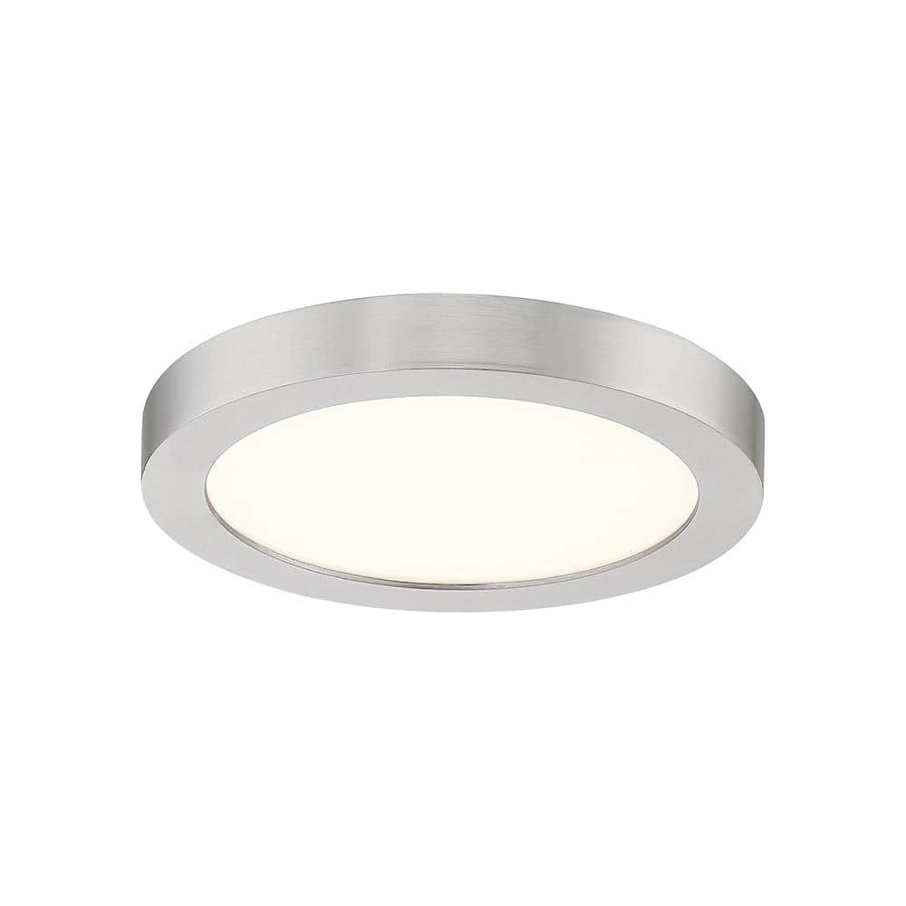 Outskirts 7.5 in. Brushed Nickel LED Flush Mount - Hercitys