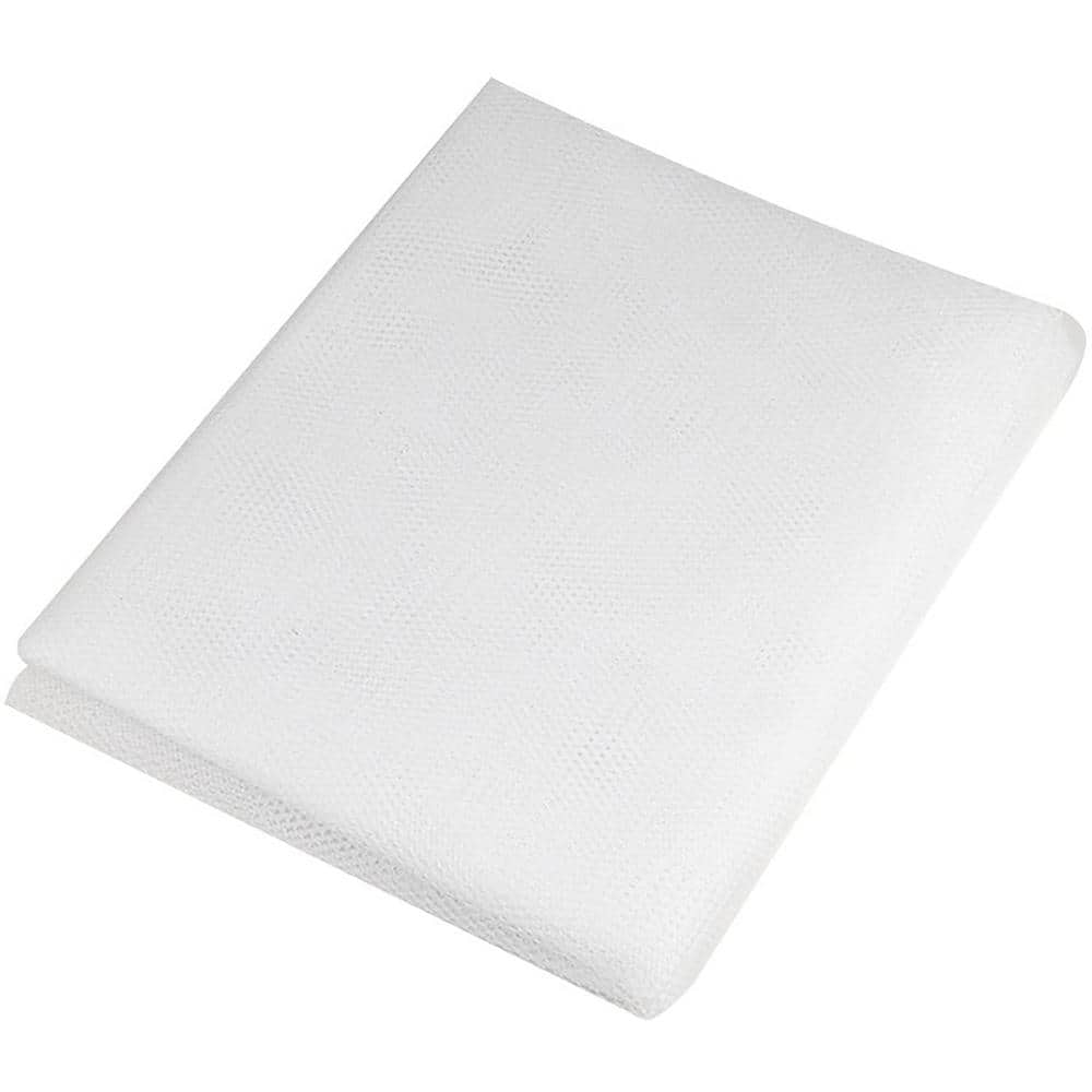 6.5 ft. x 25 ft. Outdoor Insect Barrier Netting Biological Pest Control for Bird Lawn Insect, White - Hercitys