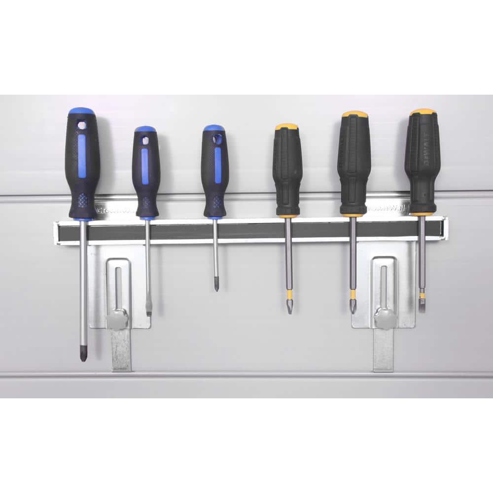 Slatwall 16 in. Magnetic Tool Bar (2-Pack) - Hercitys