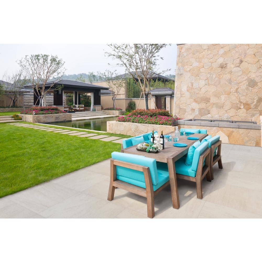 Living Style Beige 2 cm. x 18 in. x 36 in. Matte Porcelain Stone Look Paver (9 sq. ft./Case) - Hercitys