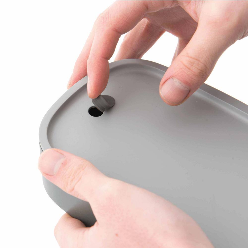 Leo Grey and Mint 3-Piece Dual Bento Box Set - Hercitys