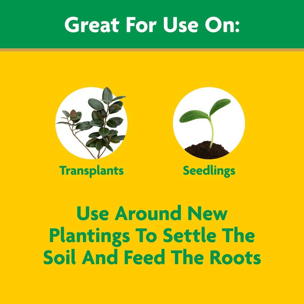 Quick Start Planting and Transplant Starting Solution 48 oz. For Flower and Vegetable Plants, Liquid Plant Fertilizer - Hercitys